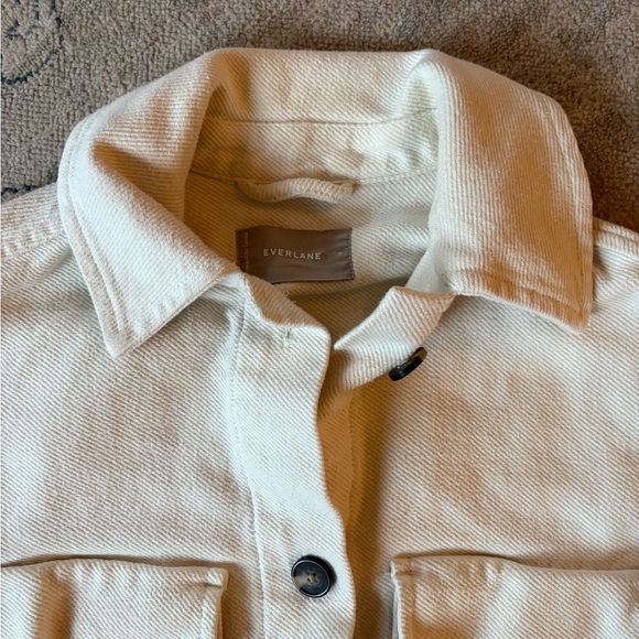 Everlane Cream Jacket shirt - Picture 2 of 2